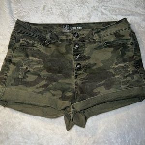 High Rise Jean Shorts!